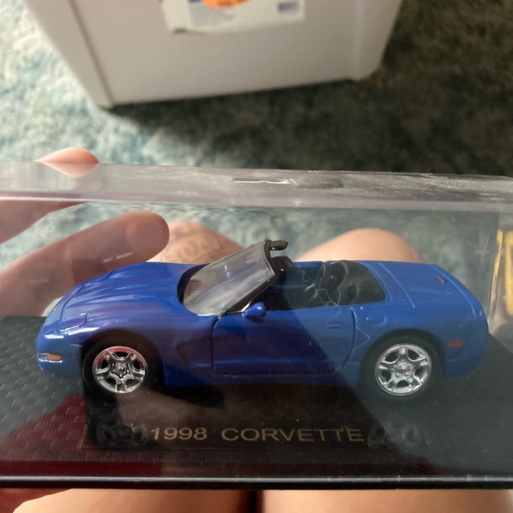 Blue Convertible Model Car 1998